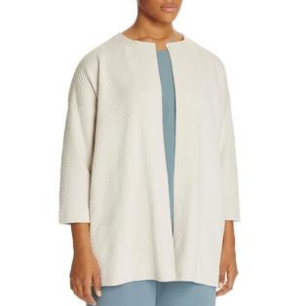 Eileen‎ Fisher quilted cardigan